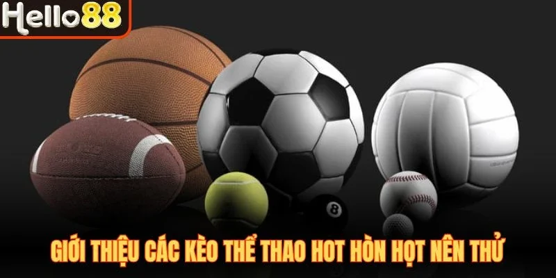 Giới thiệu các kèo thể thao hot hòn họt nên thử