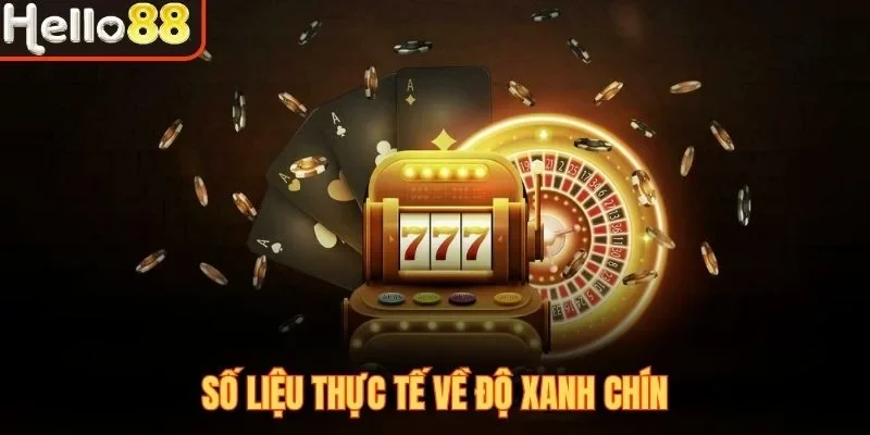 Số liệu thực tế về độ xanh chín